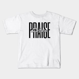 Praise Satan | Black Mass Kids T-Shirt